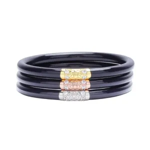 BuDhaGirl Three Kings Bangles - Navy