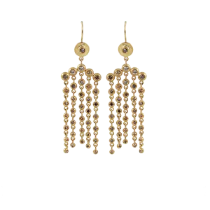 Cascade Natural Fancy Color Diamond Earrings