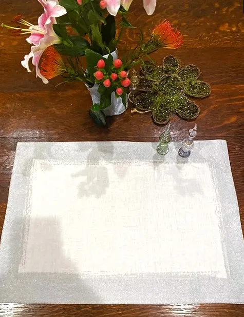 Champagne and Caviar Placemats are Truly an Uptown Look