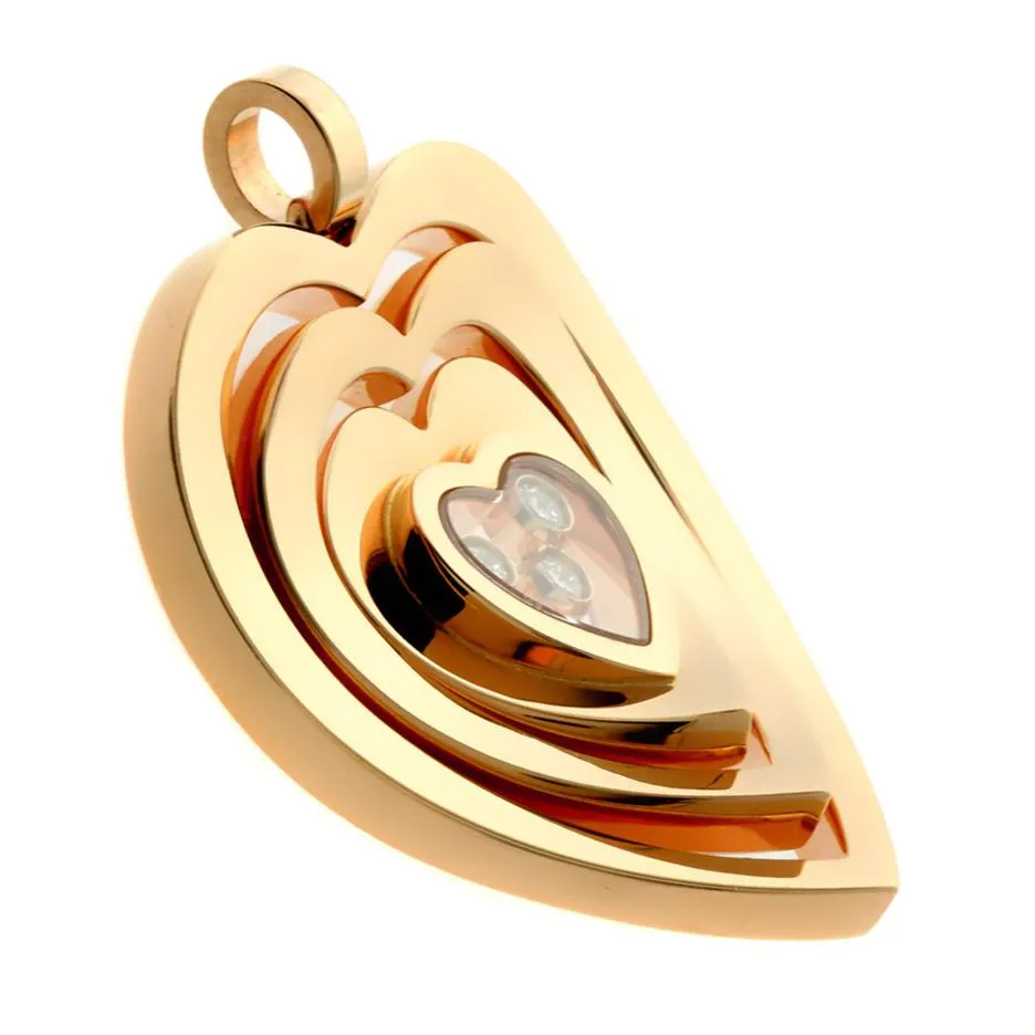Chopard Happy Diamond Rose Gold Necklace 79721-5004