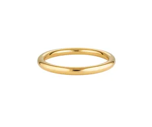 Chubby Tube Bangle Gold