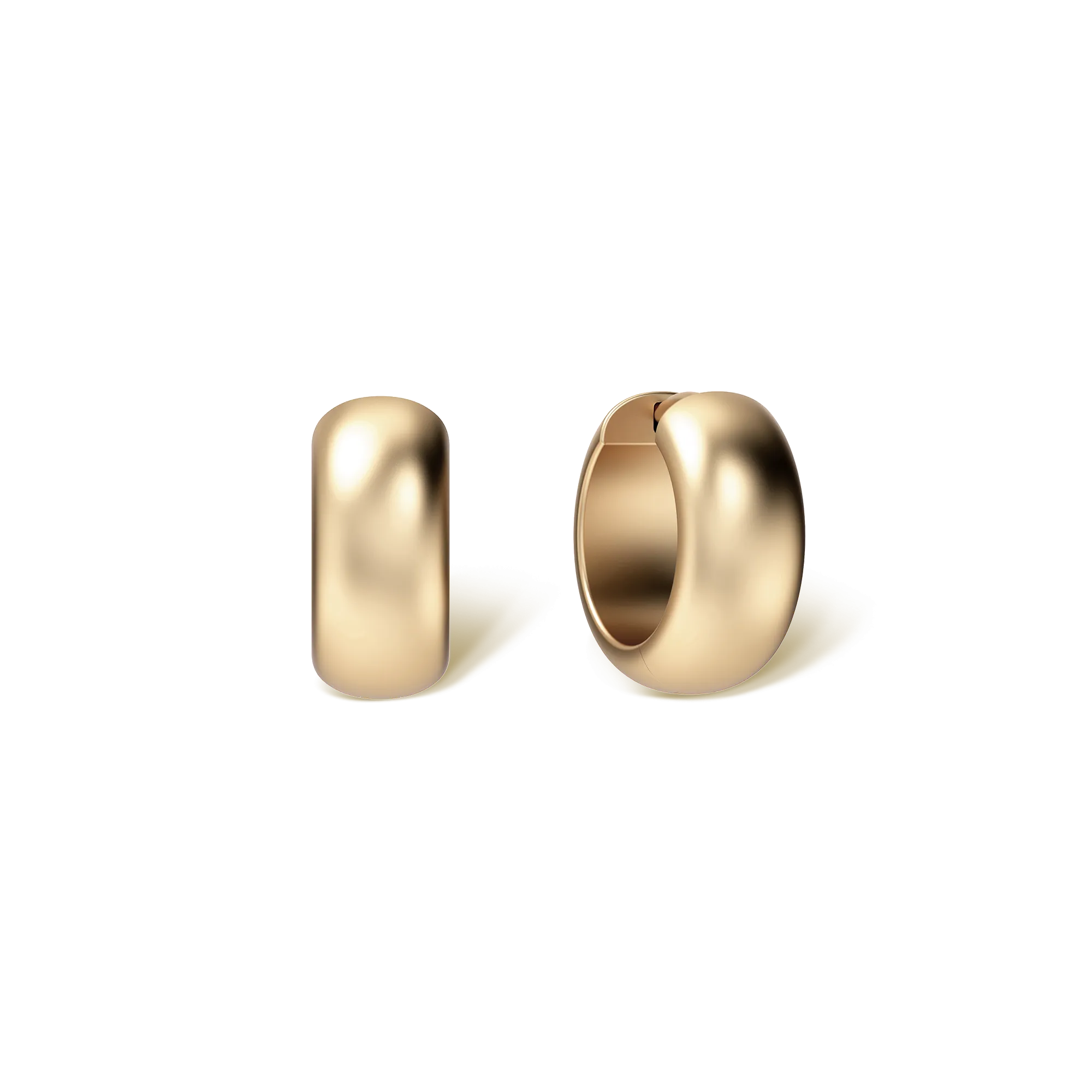 Chunky Medium Hoop Earrings