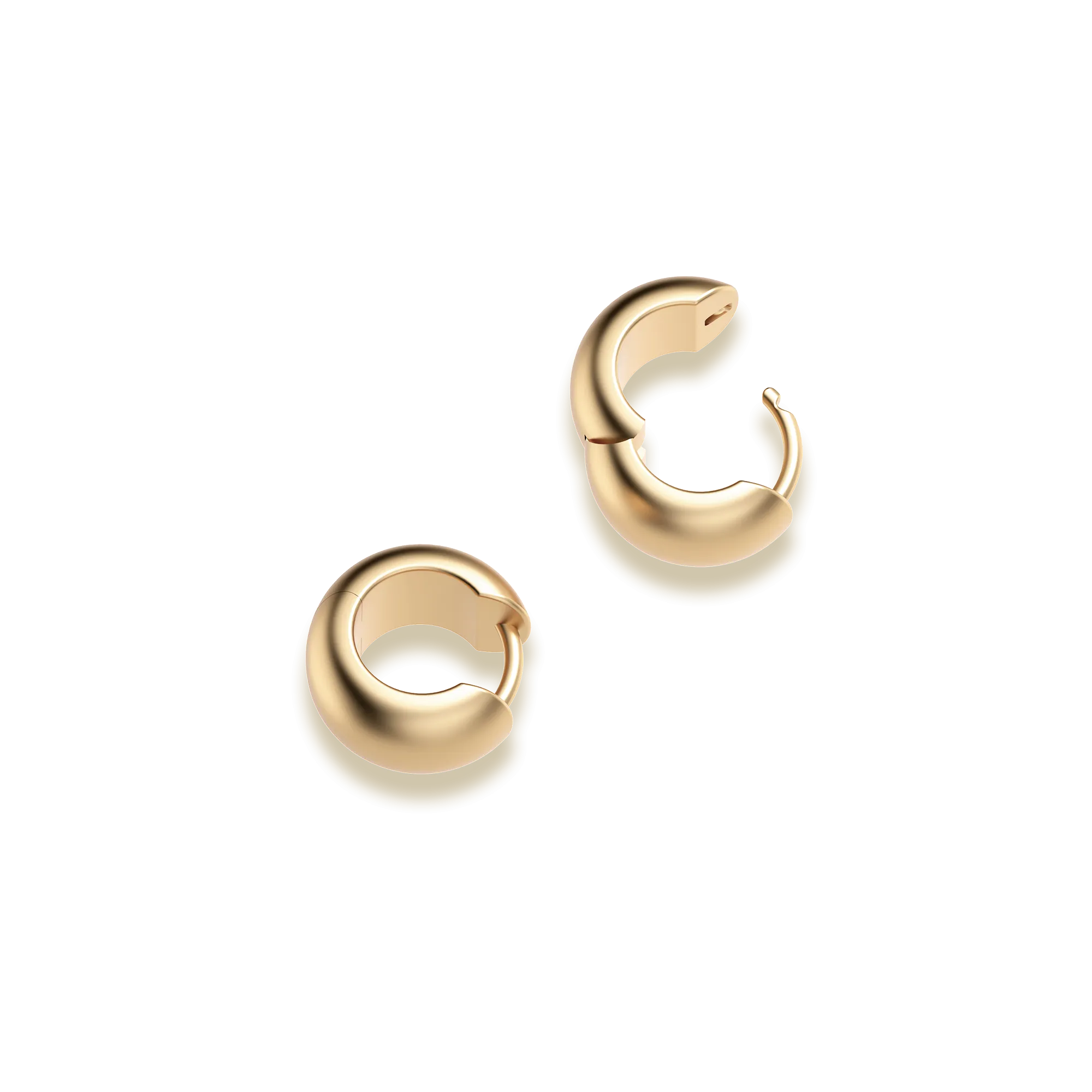 Chunky Small Hoop Earrings