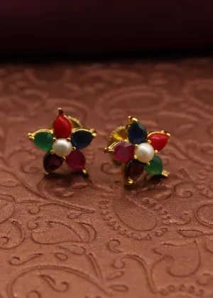 CLASSY NAVRATAN STUDS