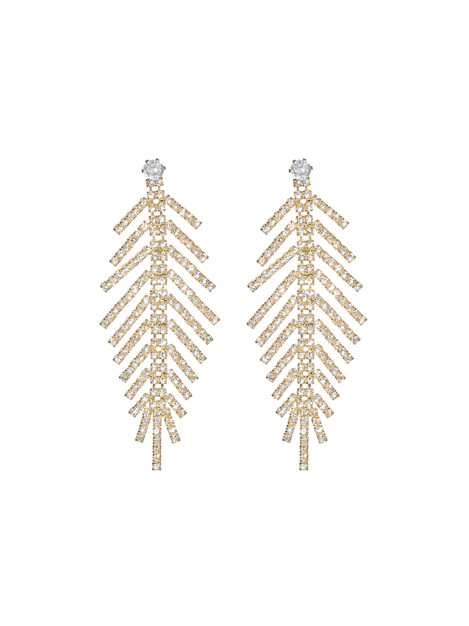 Claw Chain Tassel Earrings