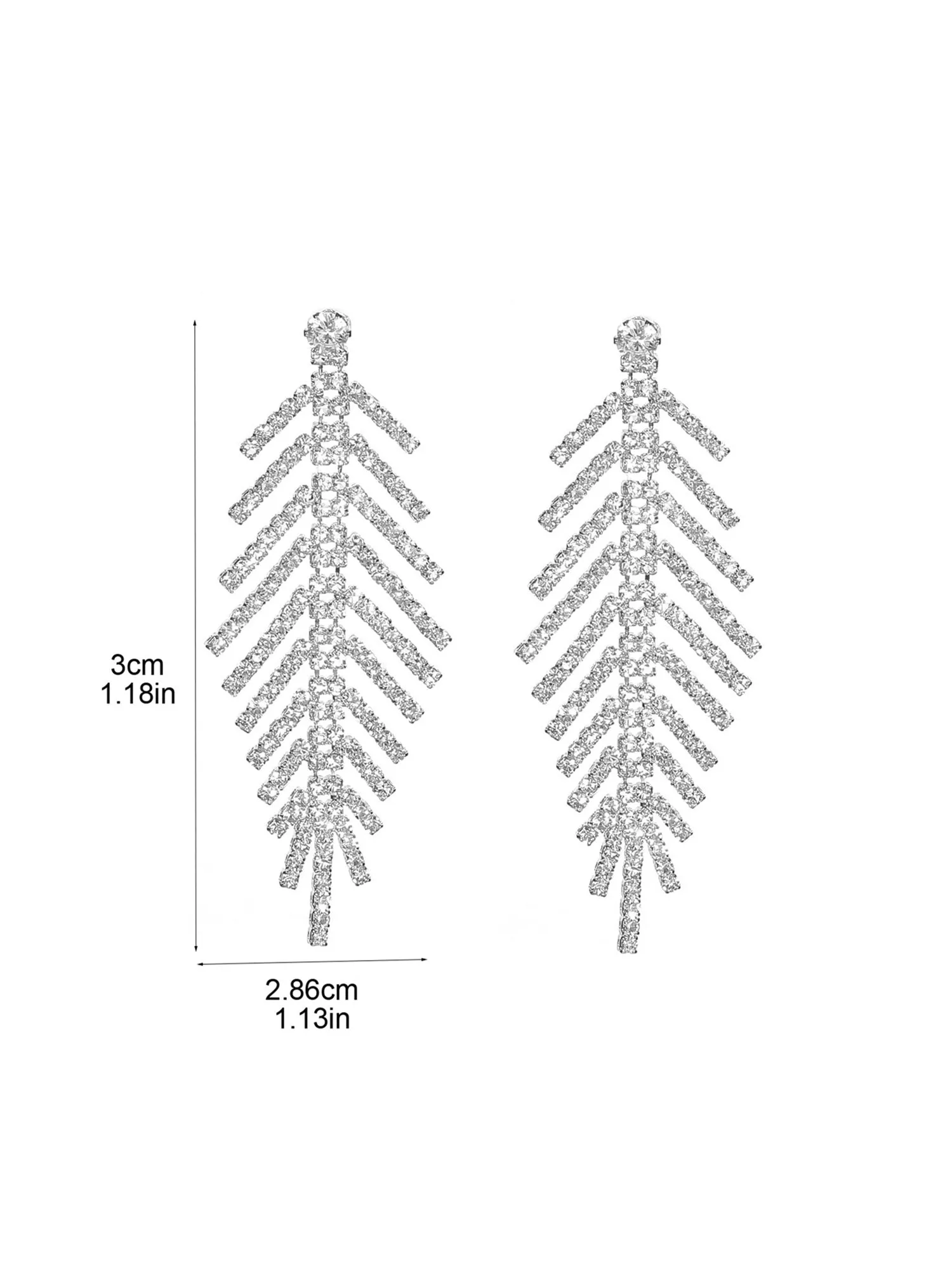 Claw Chain Tassel Earrings