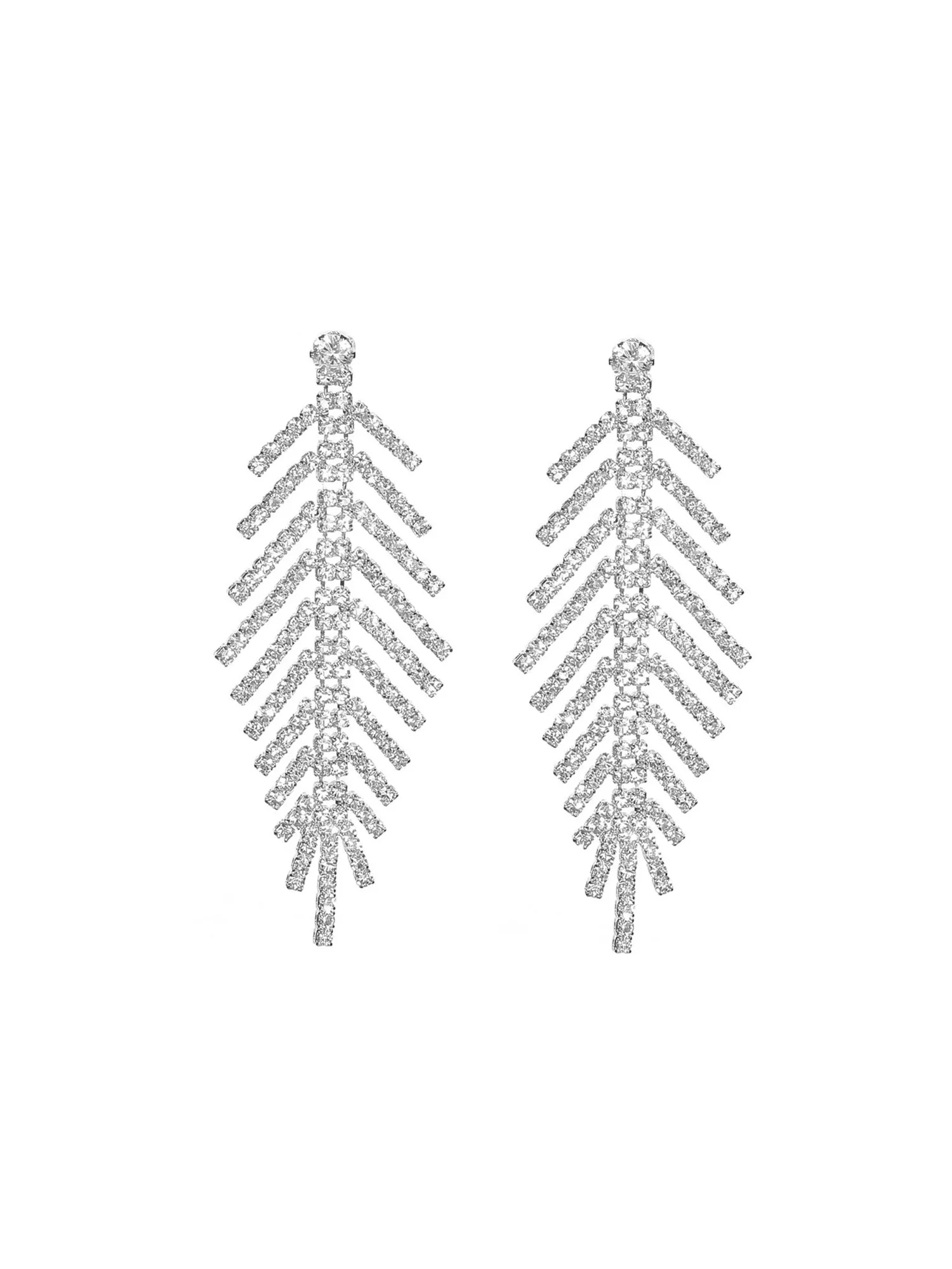 Claw Chain Tassel Earrings