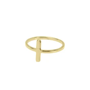 *Cross Ring, Gold