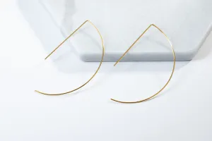 Dainty Semi Circle Hoops