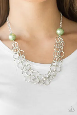 Daring Diva - Green - Necklace