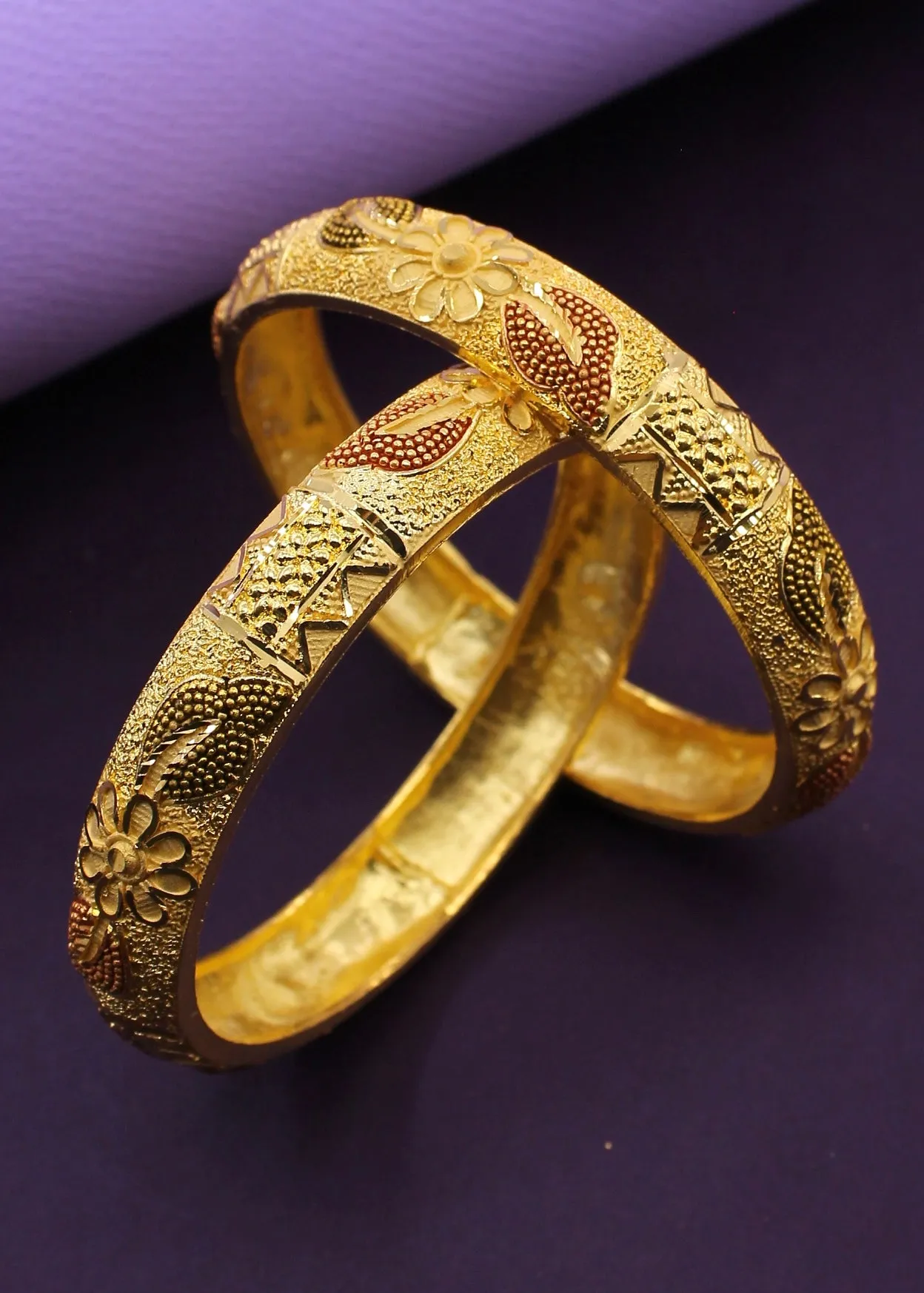 DECOROUS FLORET BANGLES