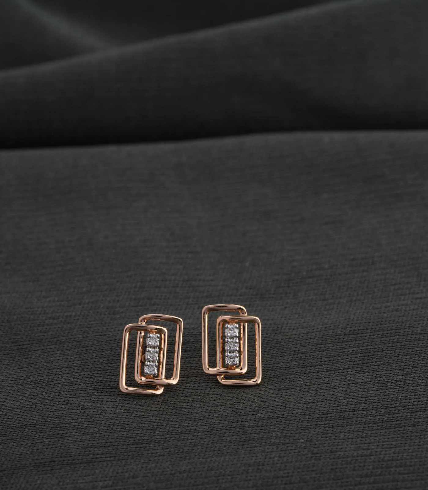 Diamond Cube Chic Earrings
