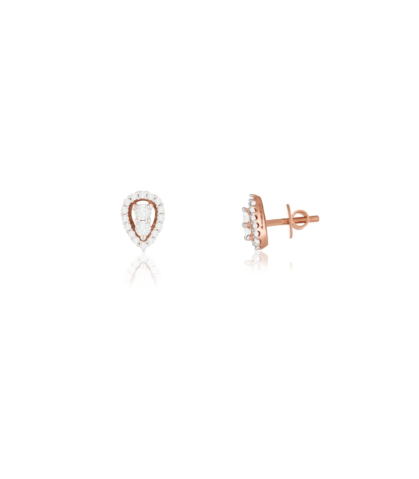 Diamond Minimalist Chic Earrings