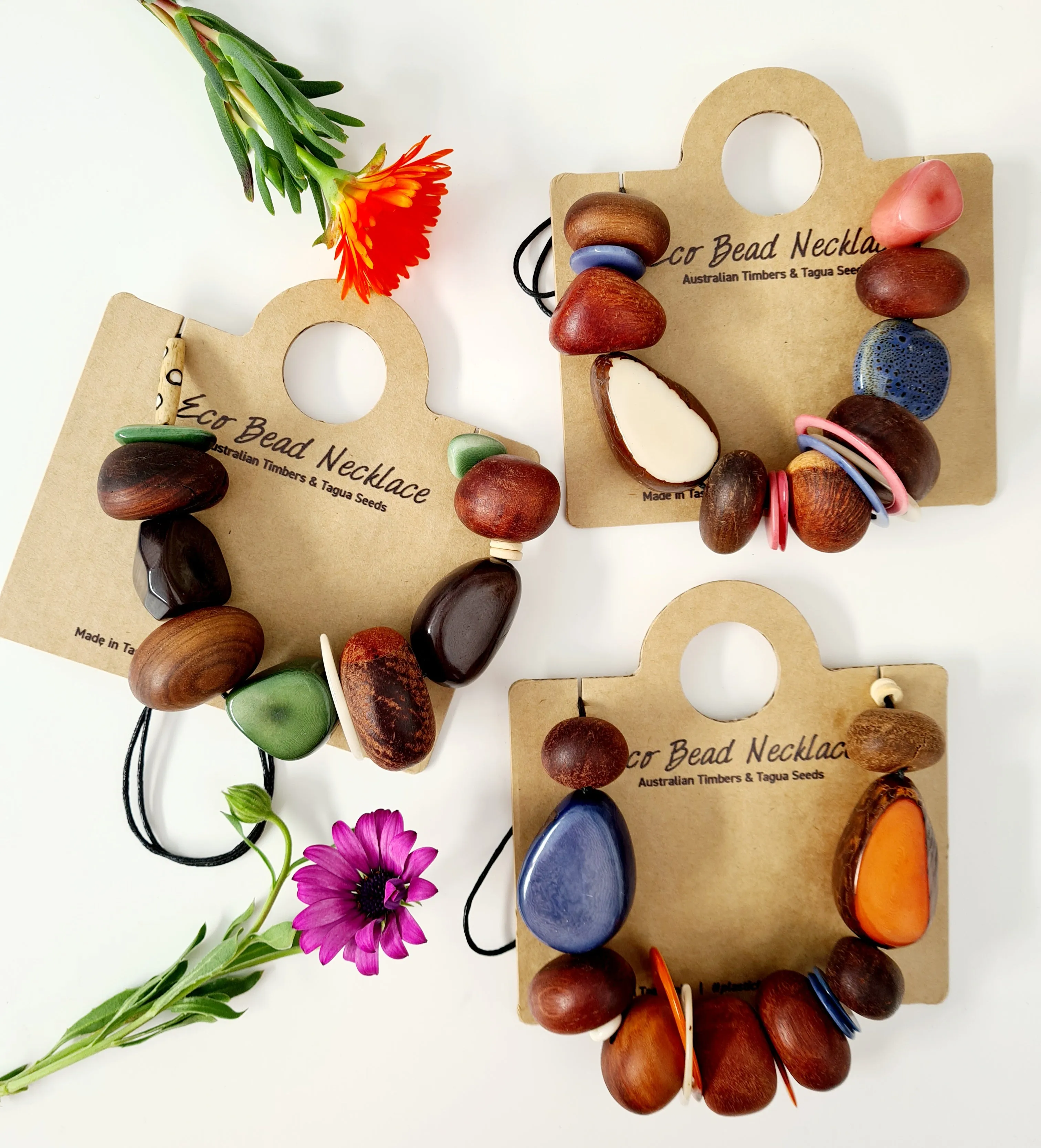 Eco Beads Necklaces - Fruit Loot