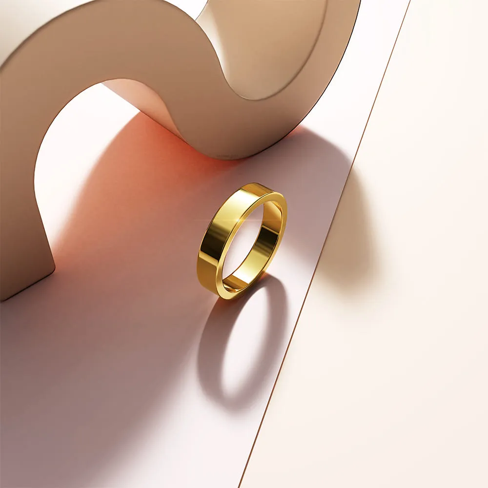 Elysian Band Gold Layered Ring