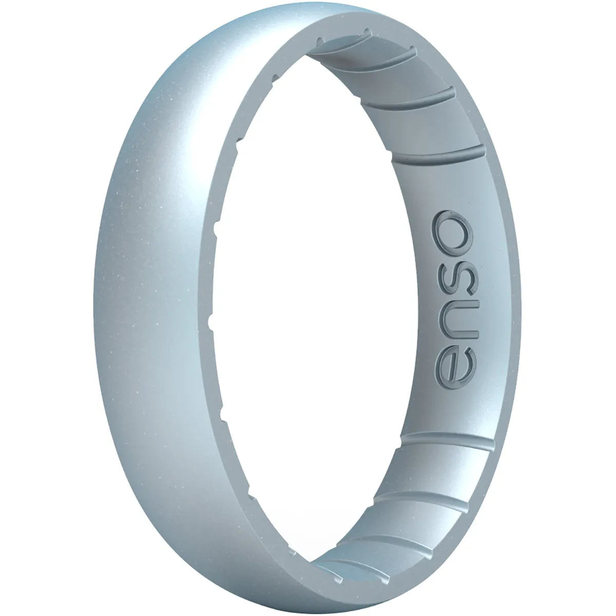 Enso Rings Thin Elements Series Silicone Ring - Diamond