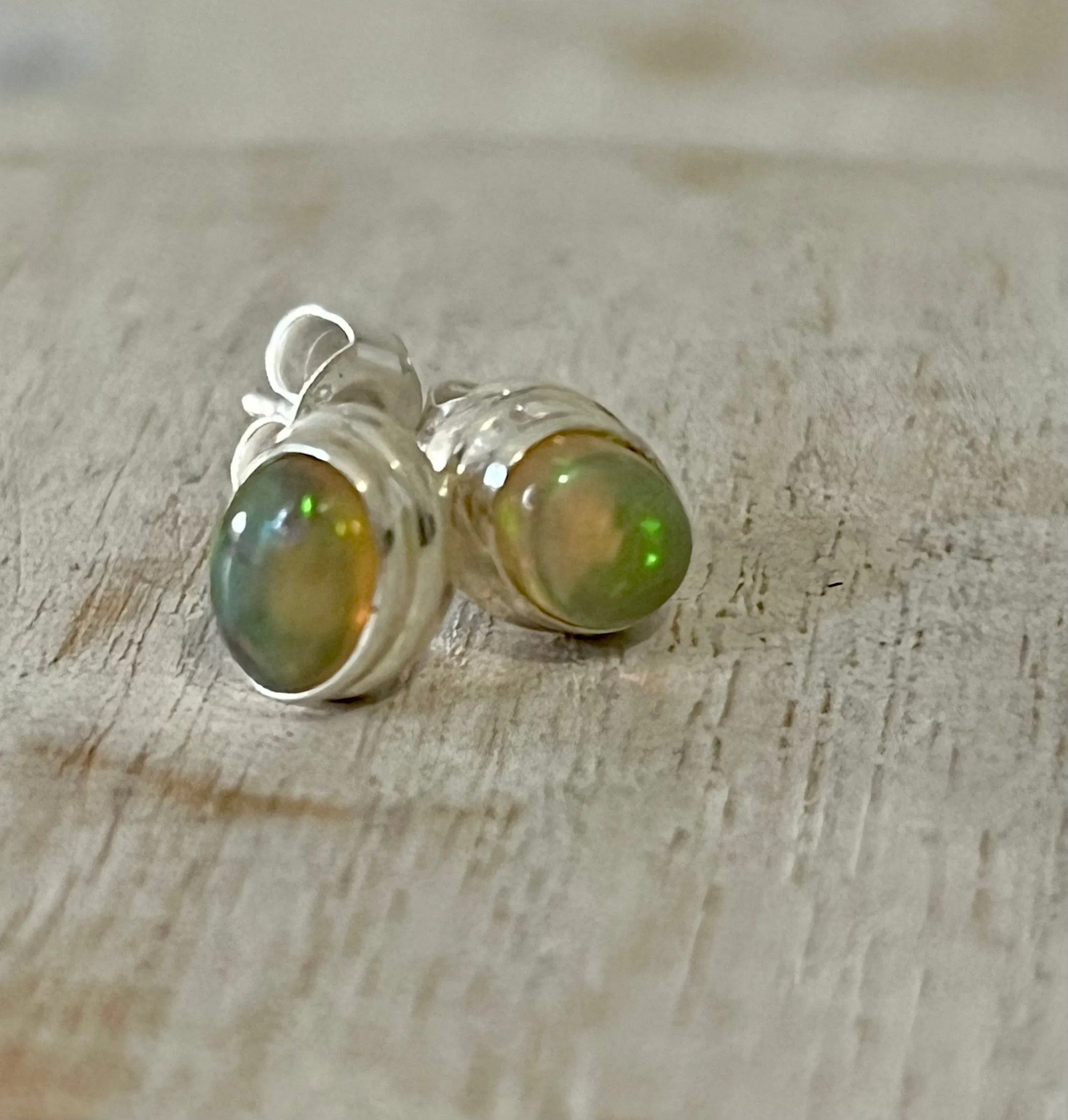 Ethiopian Opal Studs
