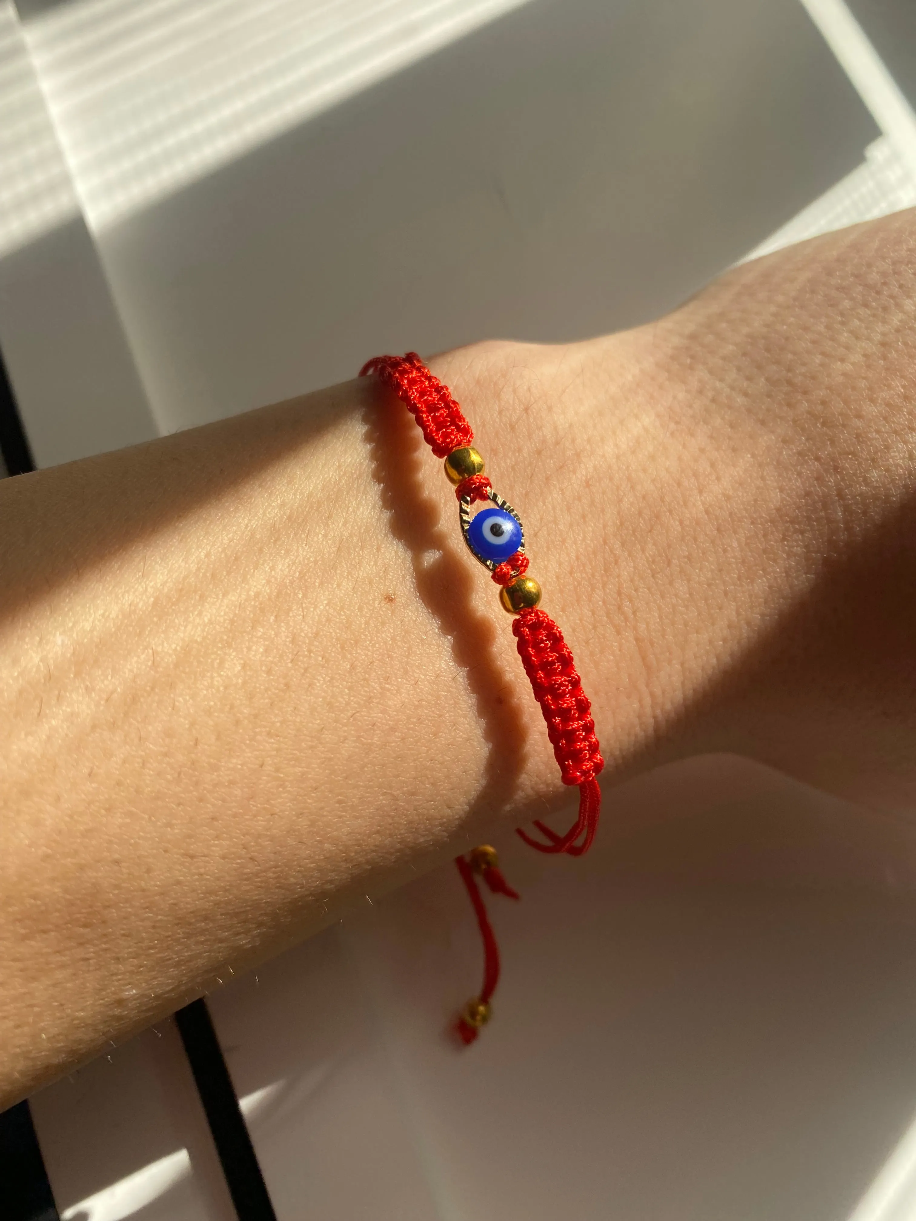Evil Eye Macramé Bracelet