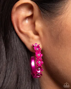 Fashionable Flower Crown - Pink Paparazzi Accessories