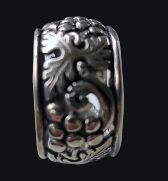 Filigree Grapevine .925 Sterling Silver Ring