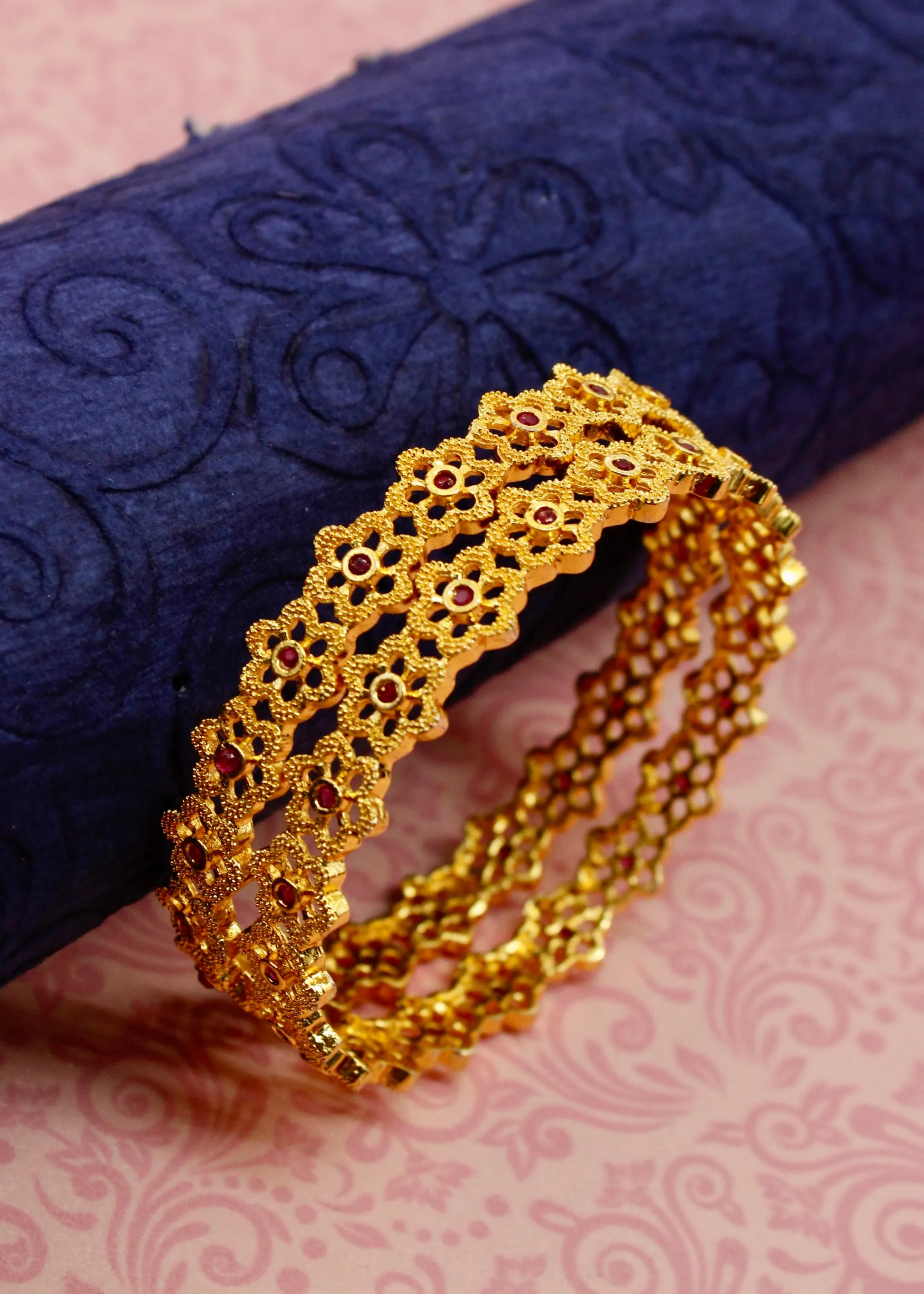 FLORAL DESIGNER BANGLES