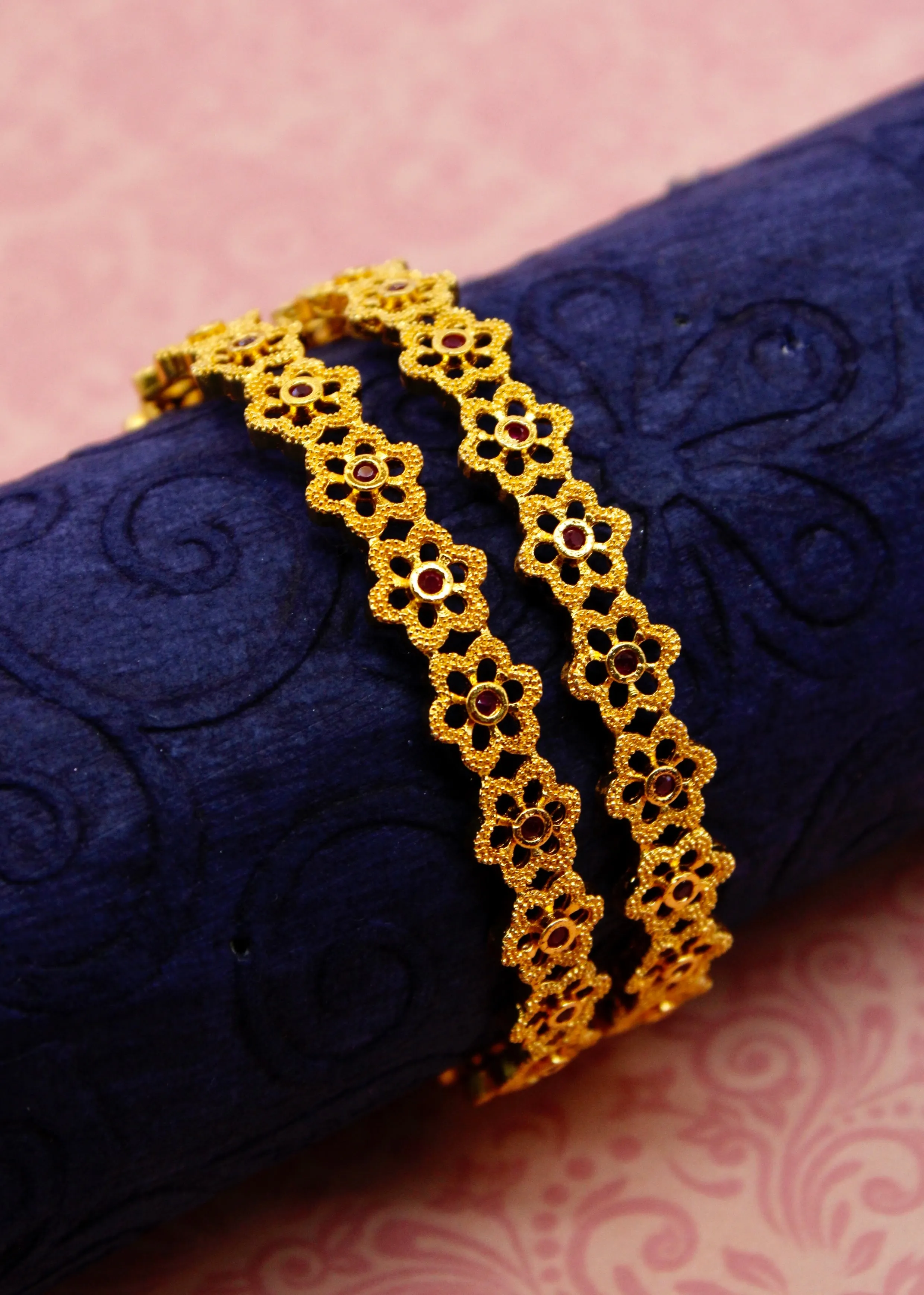 FLORAL DESIGNER BANGLES