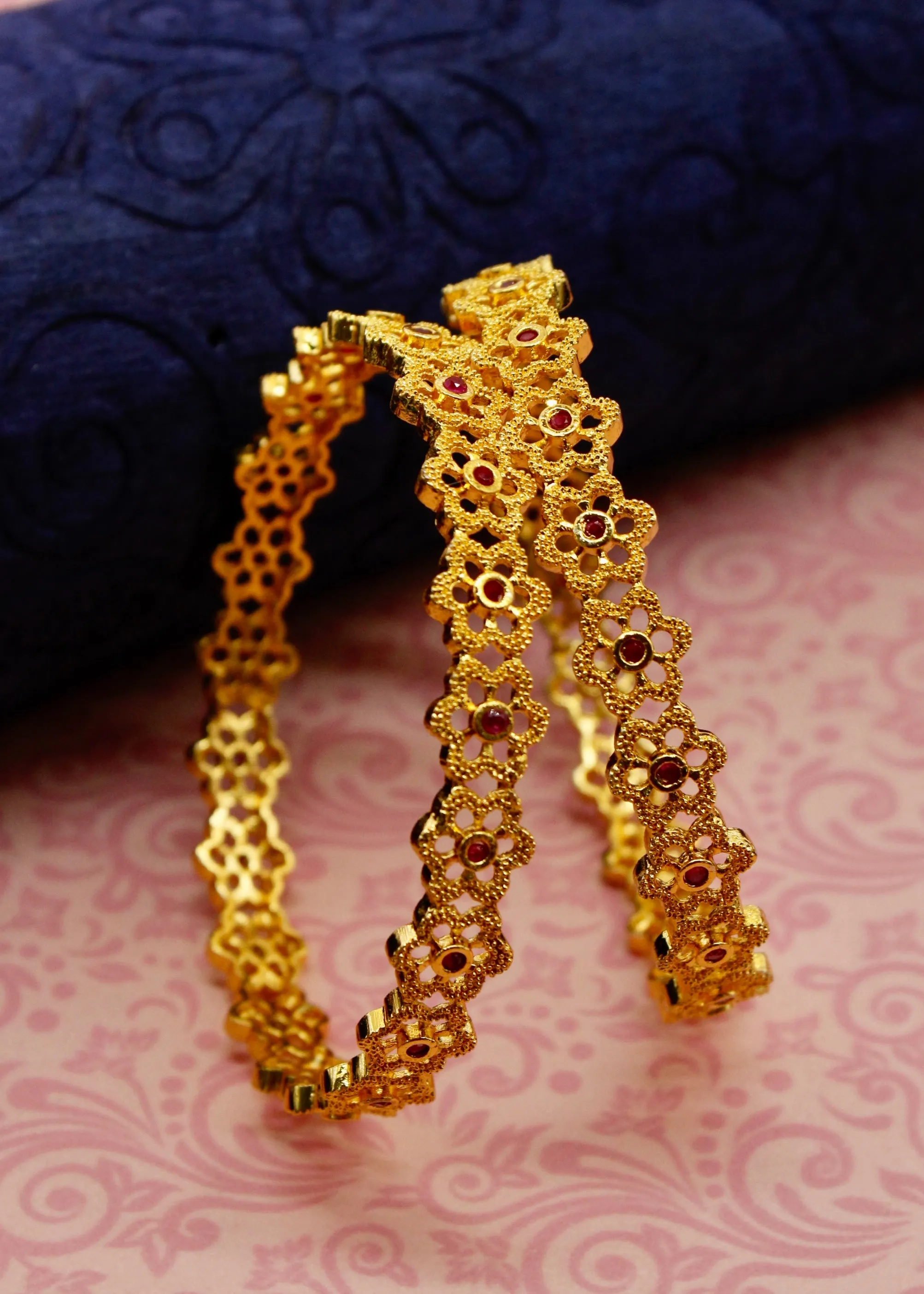 FLORAL DESIGNER BANGLES
