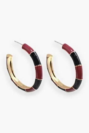 Gameday Burgundy & Black Gameday Hoops