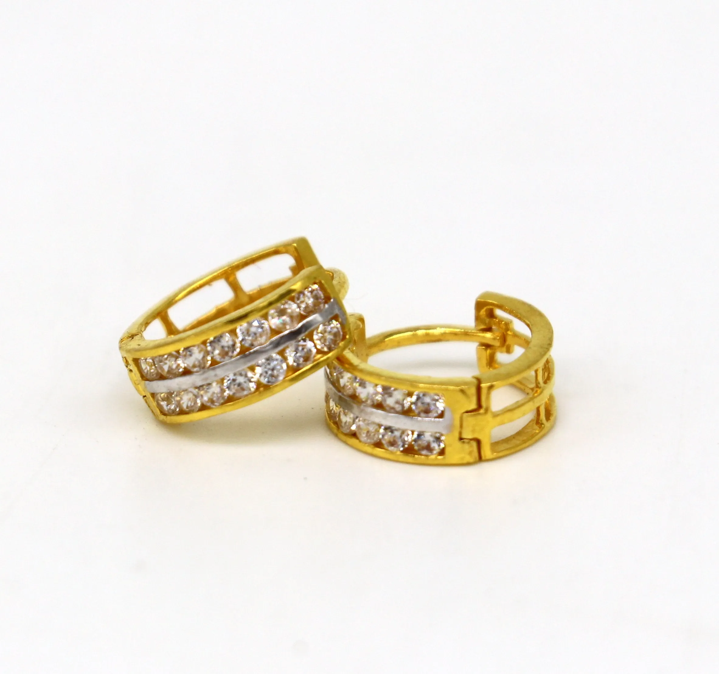 Genuine 18 kt fine yellow gold gorgeous hoops earring bali, gorgeous customized hook earring bali ear plug unisex dainty jewelry ho72