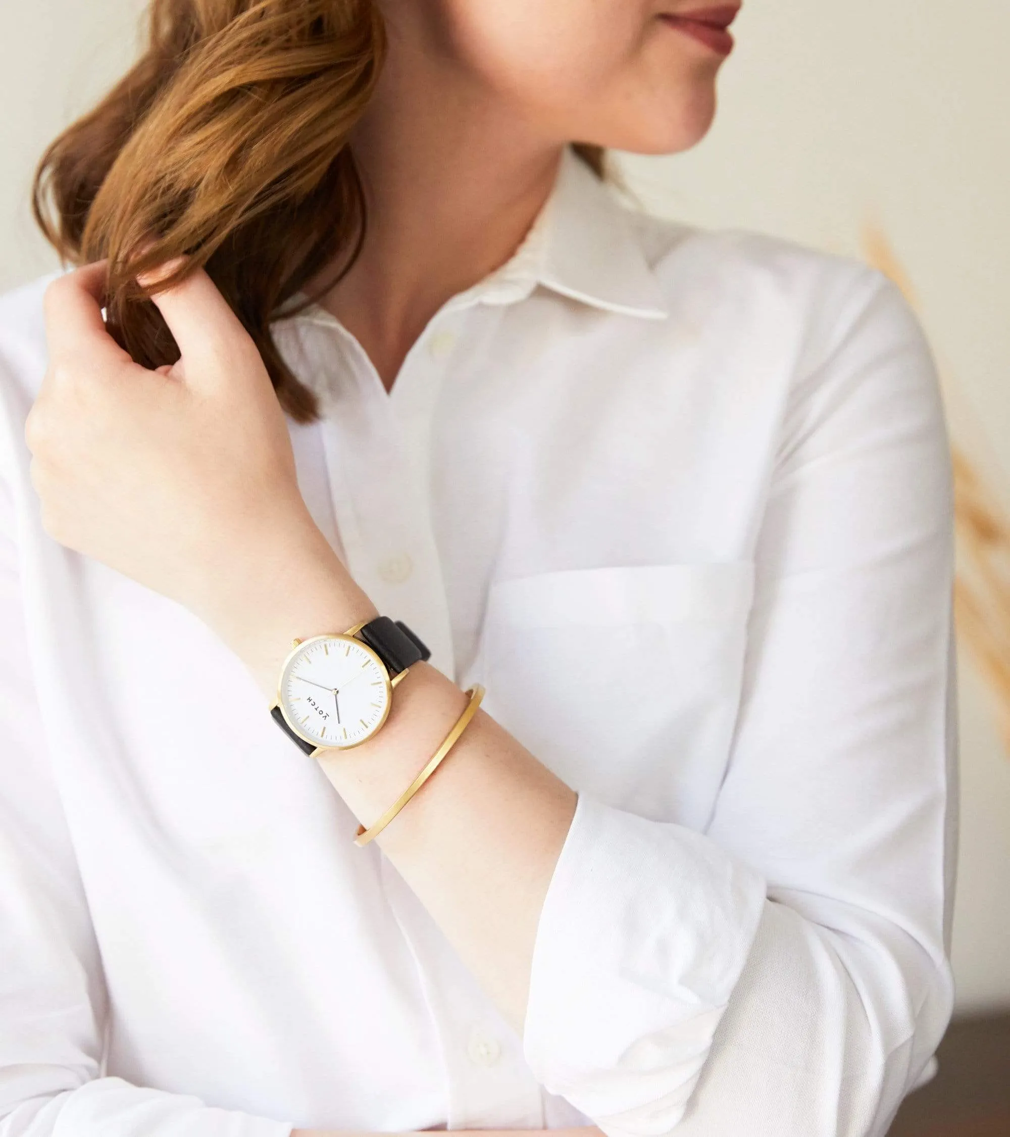 GOLD BANGLE | ILSE COLLECTION