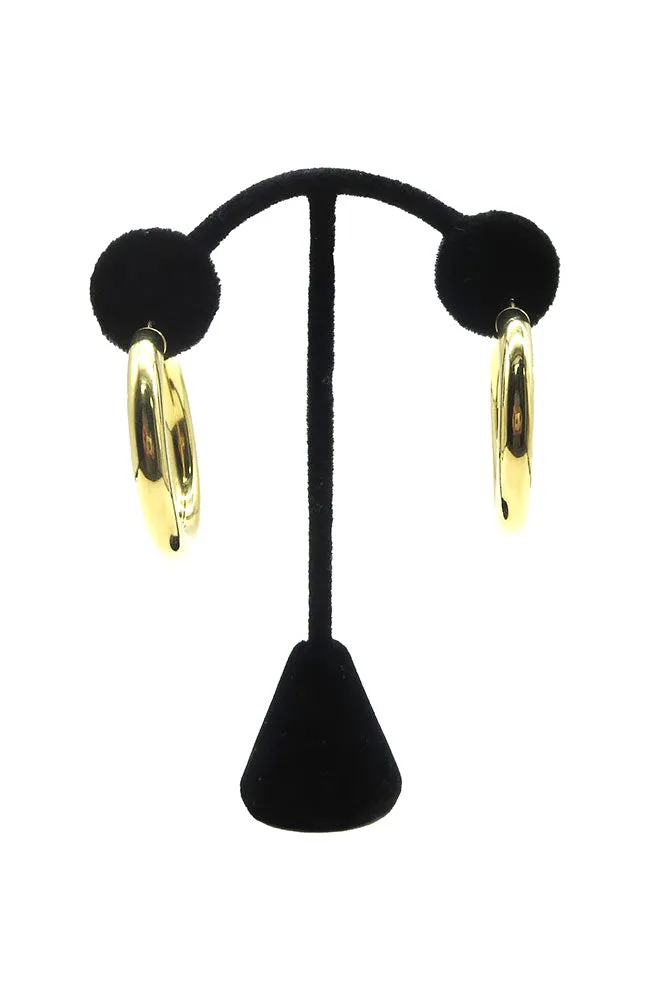 Gold Chunky Hoops Sm.