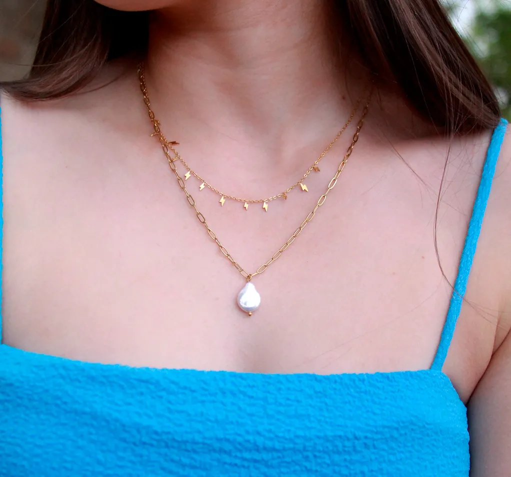 Golden Coast Pearl Necklace