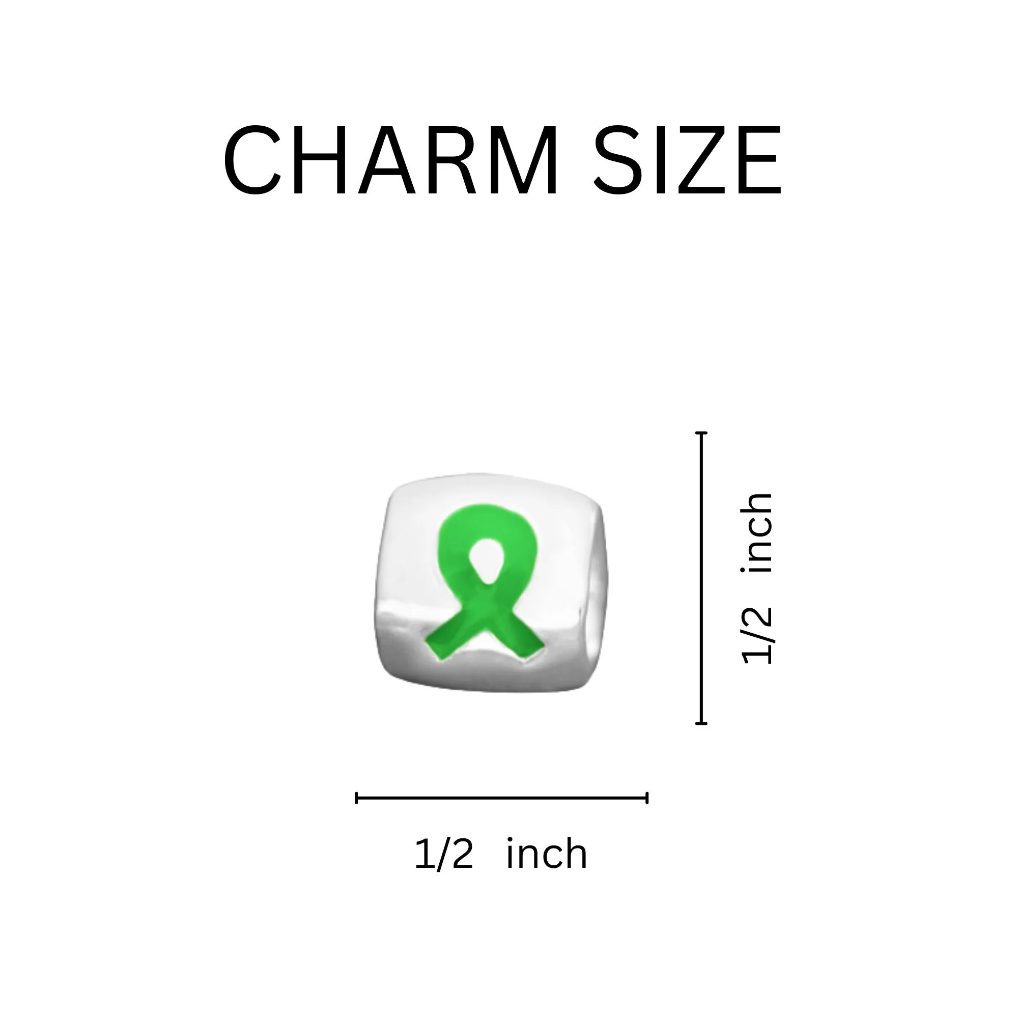 Green Ribbon Key Chains