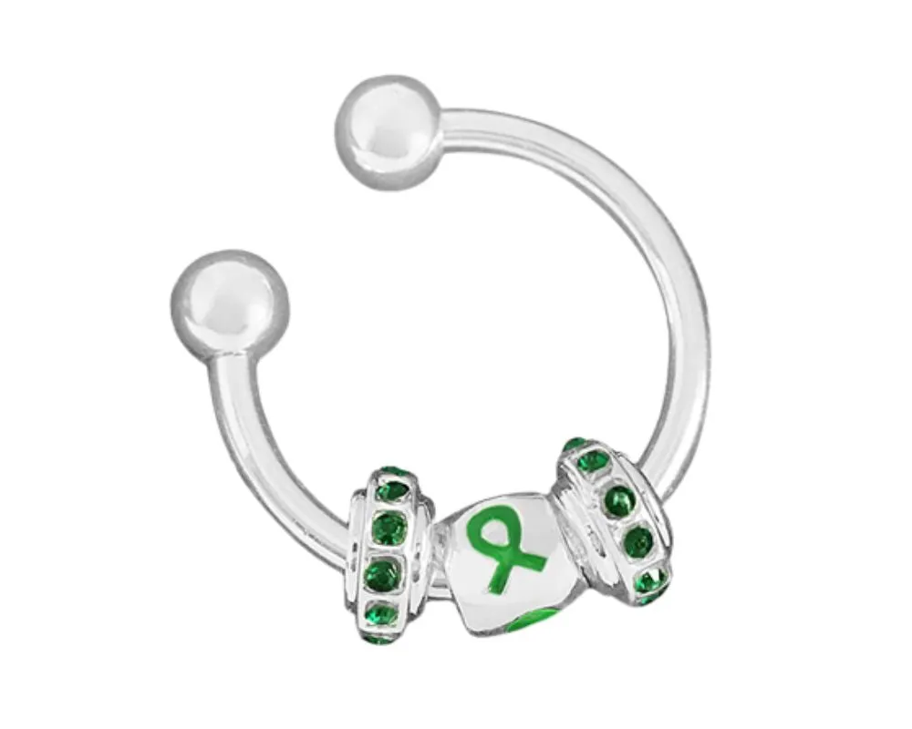 Green Ribbon Key Chains