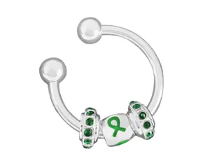 Green Ribbon Key Chains