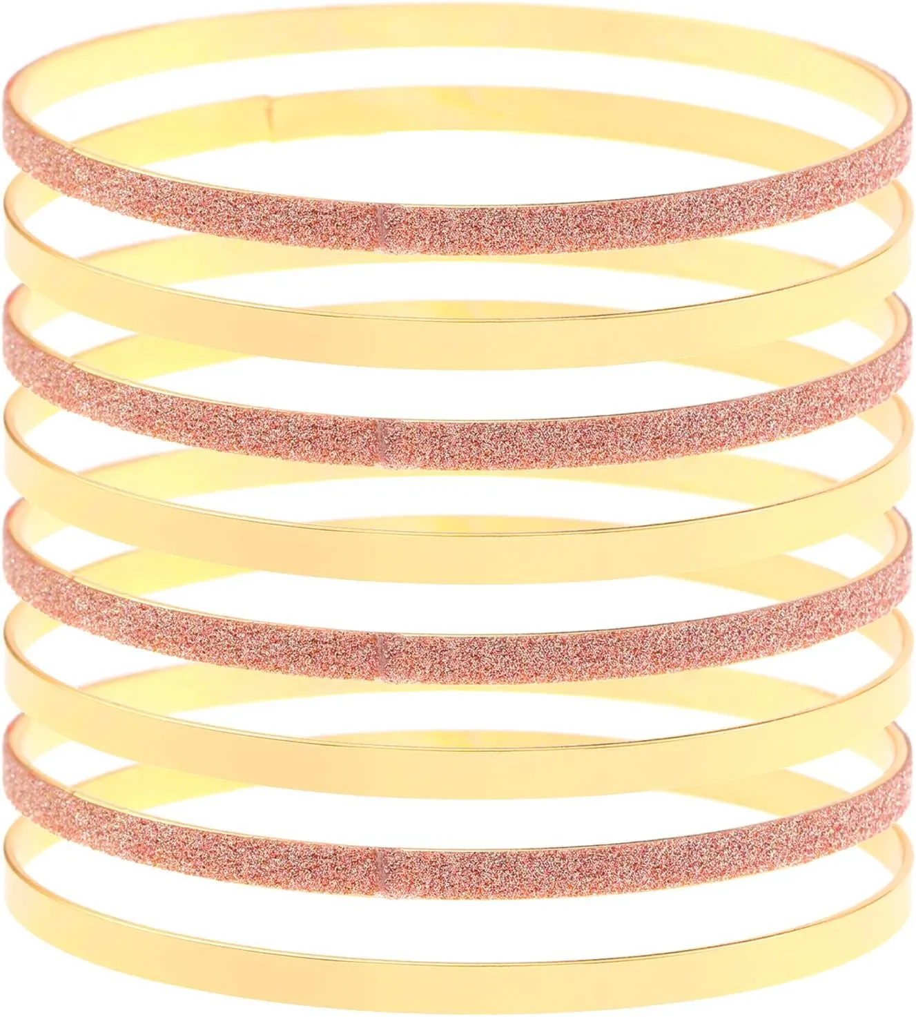 HIIXHC Gold Bangle Bracelets for Women - 16Pcs Moon and Star Bracelets Multi Layered Gold Stackable Bracelets Jewelry for Women Gift