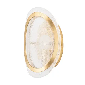 Hudson Valley Lighting Danes Wall Sconce – Vintage Gold Leaf