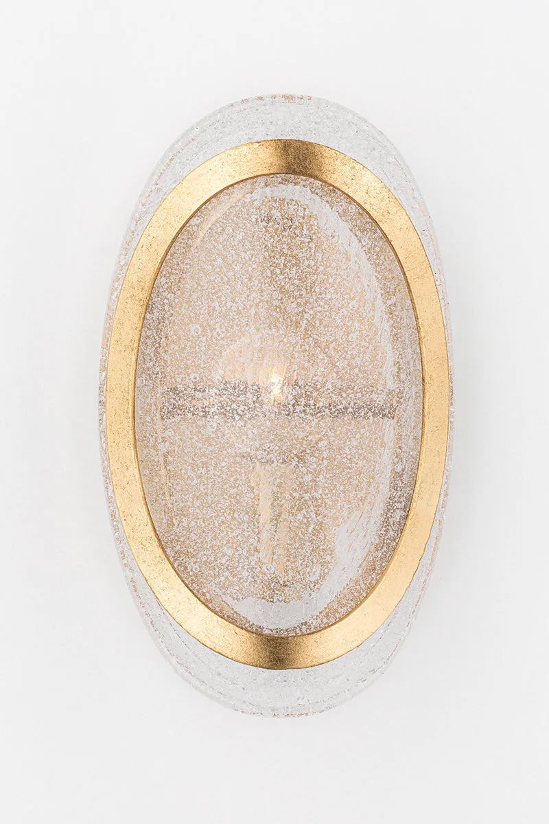 Hudson Valley Lighting Danes Wall Sconce – Vintage Gold Leaf