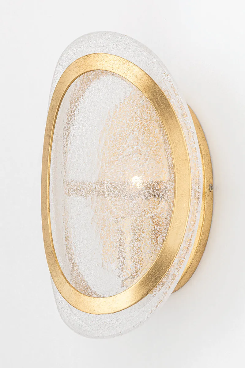 Hudson Valley Lighting Danes Wall Sconce – Vintage Gold Leaf
