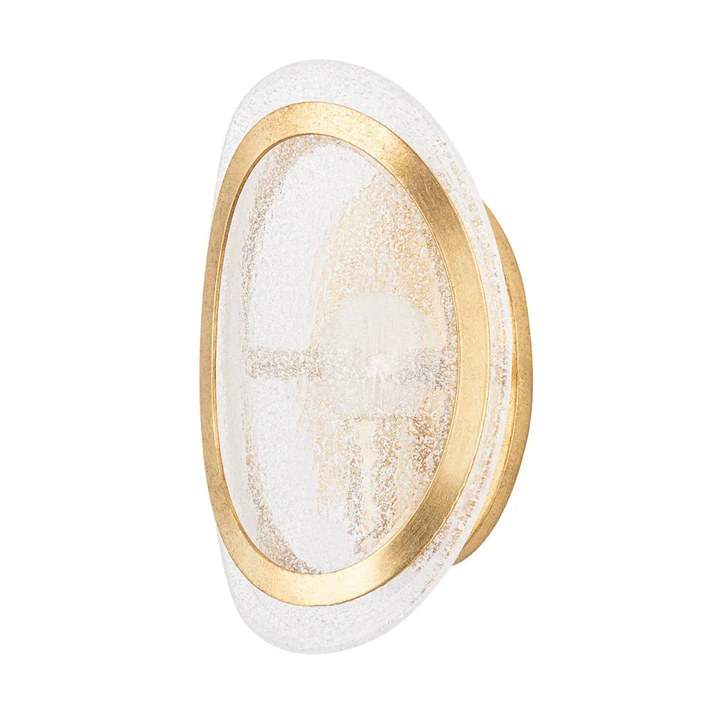Hudson Valley Lighting Danes Wall Sconce – Vintage Gold Leaf