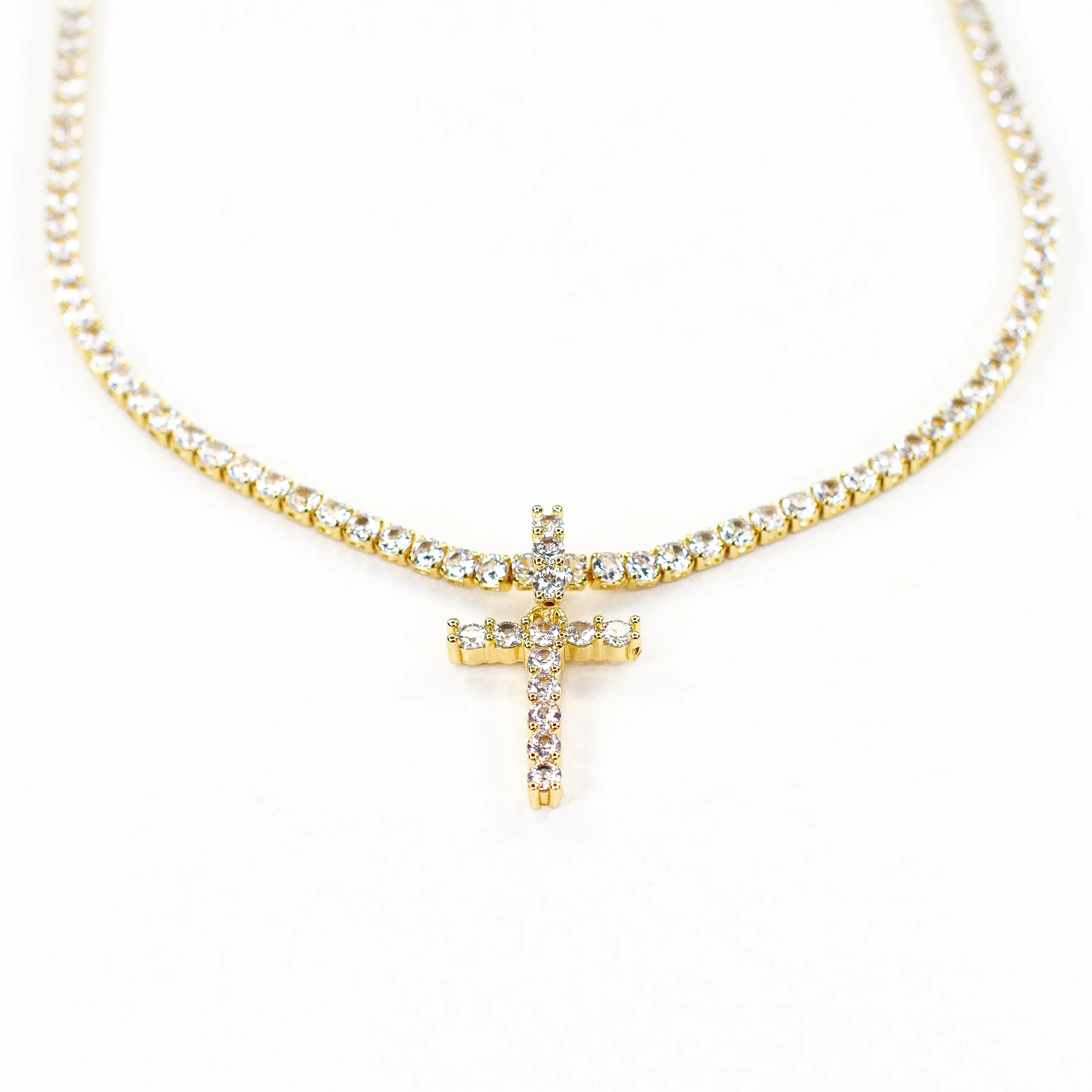 Initial Cz Necklace and Charms