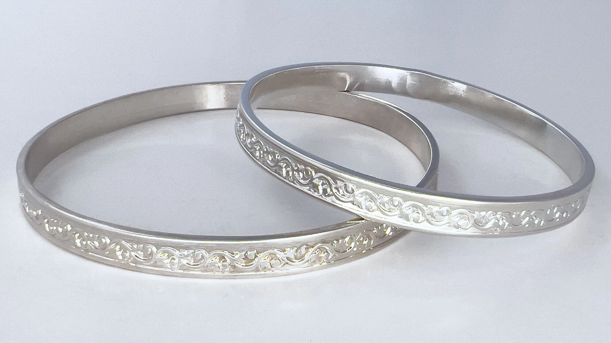 Ivy Silver Bangle