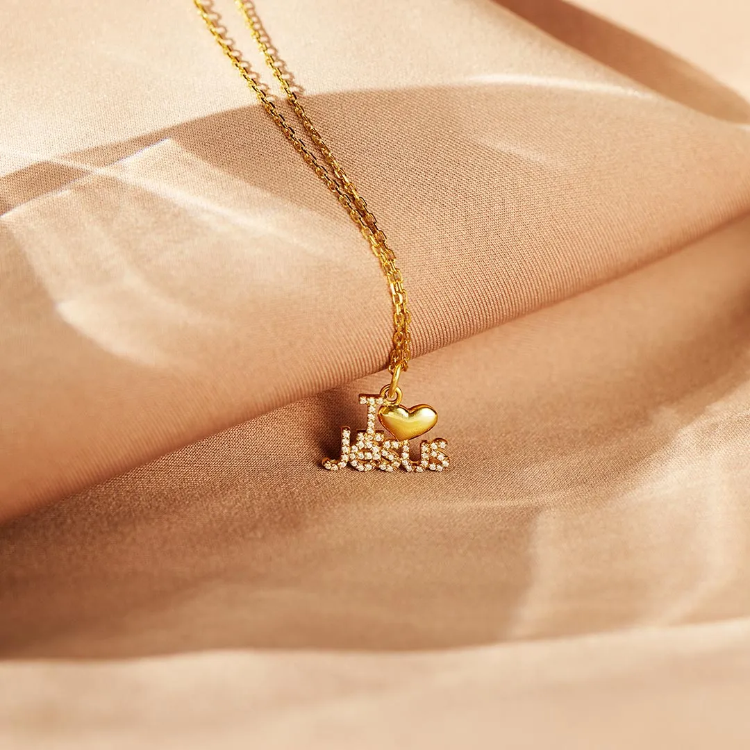 Jesus Is The Reason For The Season I Love Jesus Necklace