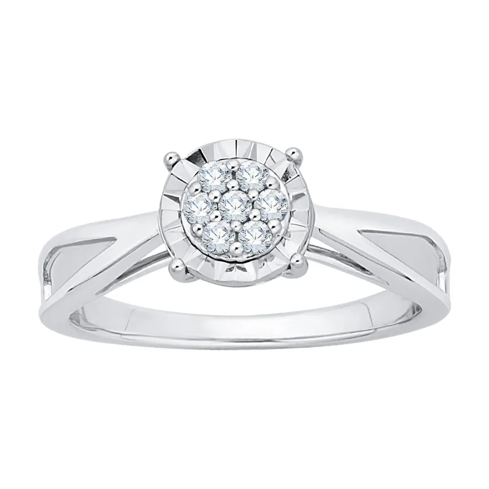 KATARINA 1/6 cttw Diamond Engagement Ring