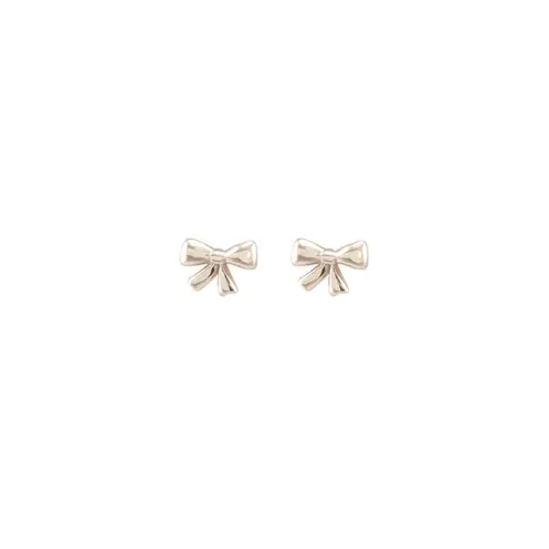 KN Bow Studs in Sterling Silver