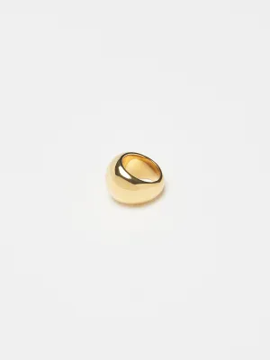 Large Gold Orb Ring