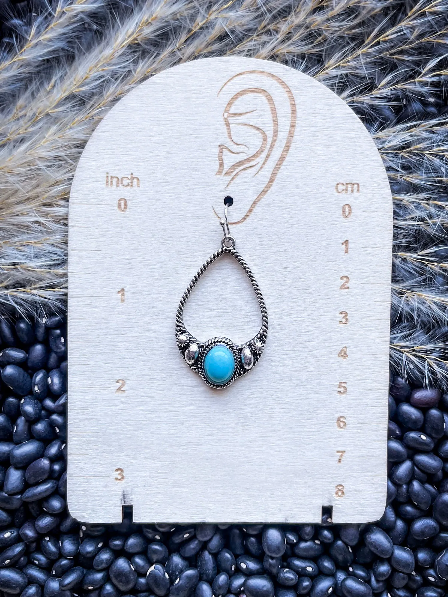 Lasso Teardrop Earring - Silver