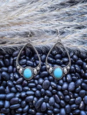 Lasso Teardrop Earring - Silver