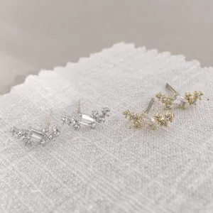 Laurel Climber Earrings - Silver