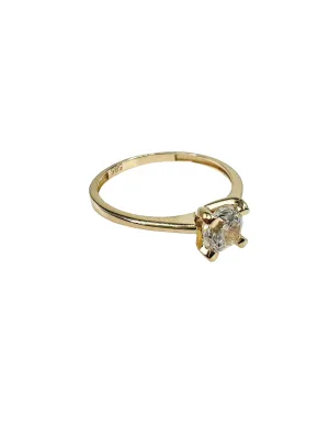 Lesotho Jewellery 14k Gold Ring for Women - 1.42 Grams, Size -N 1/2